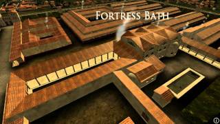 Animation of ancient Roman Fort in Caerleon Wales [upl. by Notgnihsaw]