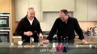 How to make a frappé coffee using an aerolatte milk frother [upl. by Oniram]