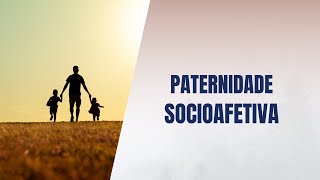 Paternidade socioafetiva [upl. by Roe]