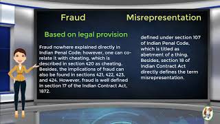 What is Difference Between Fraud amp Misrepresentation [upl. by Vidovic]