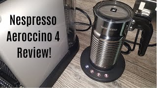 Nespresso Aeroccino 4 Milk Frother Review  Worth upgrading from the Aeroccino 3 [upl. by Nnelg302]