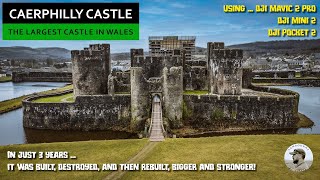 Caerphilly Castle  The Largest in Wales 2nd in Britain [upl. by Shamus]