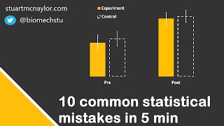 Ten Statistical Mistakes in 5 Min [upl. by Frame]