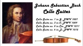 Johann Sebastian Bach  Cello suites in 432 Hz great for reading or studying [upl. by Naillig]