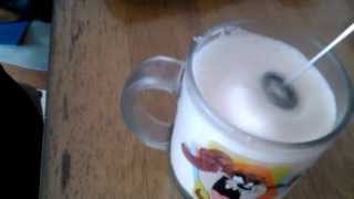 Aerolatte Review Frothing Cold Milk In Under 1 Minute [upl. by Rachaba]